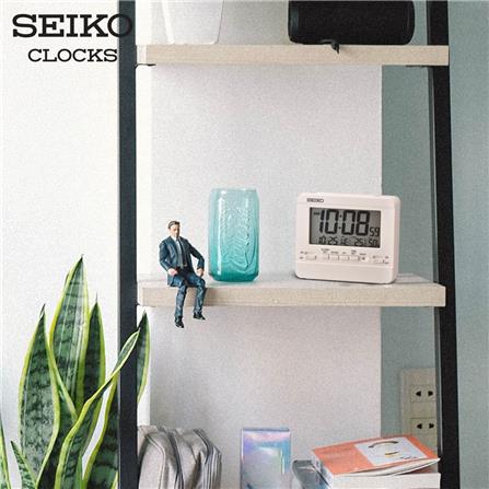 นาฬิกาดิจิทัล SEIKO CLOCKS QHL086W 4X3.5 นิ้ว สีขาว_5
