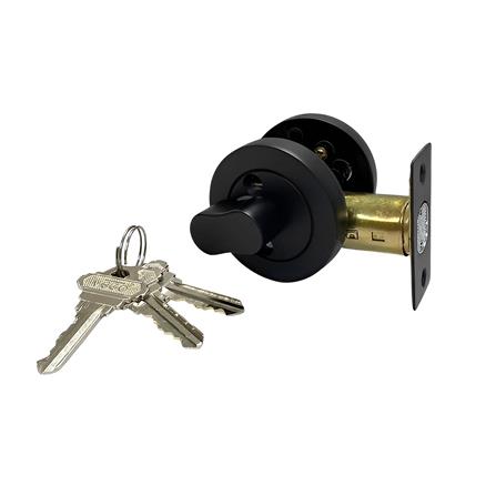 กุญแจลิ้นตาย 1 ด้าน VECO DB104 สีดำ_0