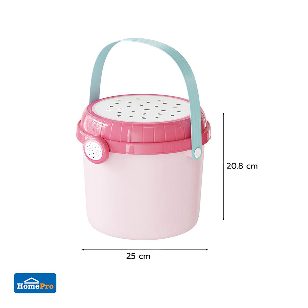 ถังเก็บของหูหิ้ว STACKO KID 25X24X20.8 ซม. แก้วมังกร