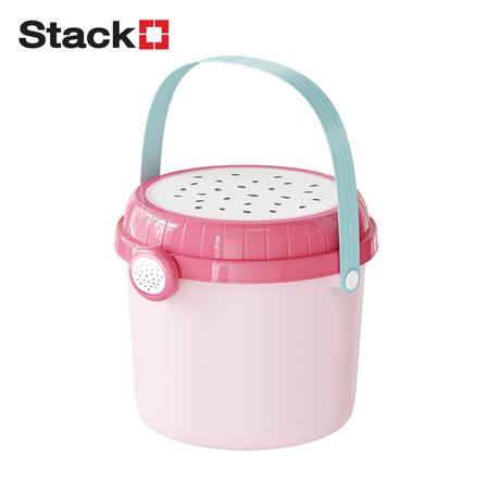 ถังเก็บของหูหิ้ว STACKO KID 25X24X20.8 ซม. แก้วมังกร_1