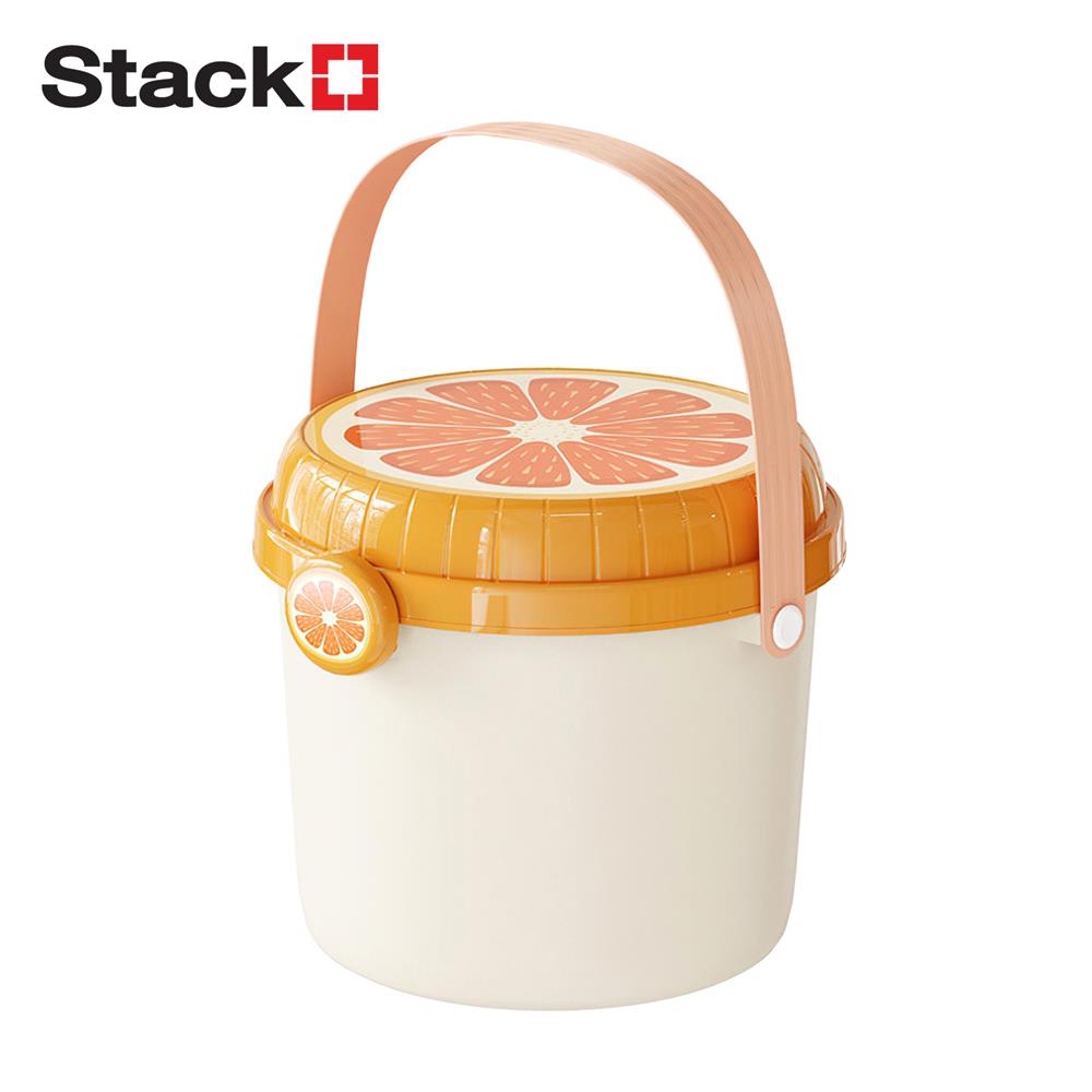ถังเก็บของหูหิ้ว STACKO KID 25X24X20.8 ซม. สีส้ม_0