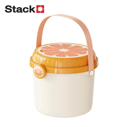 ถังเก็บของหูหิ้ว STACKO KID 25X24X20.8 ซม. สีส้ม_1