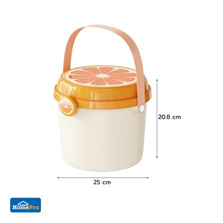 ถังเก็บของหูหิ้ว STACKO KID 25X24X20.8 ซม. สีส้ม_7