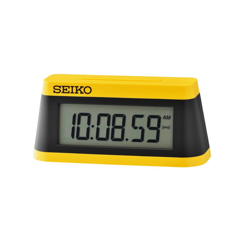 นาฬิกาดิจิทัล SEIKO CLOCKS QHL091Y 5.1X2.3 นิ้ว สีเหลือง/ดำ