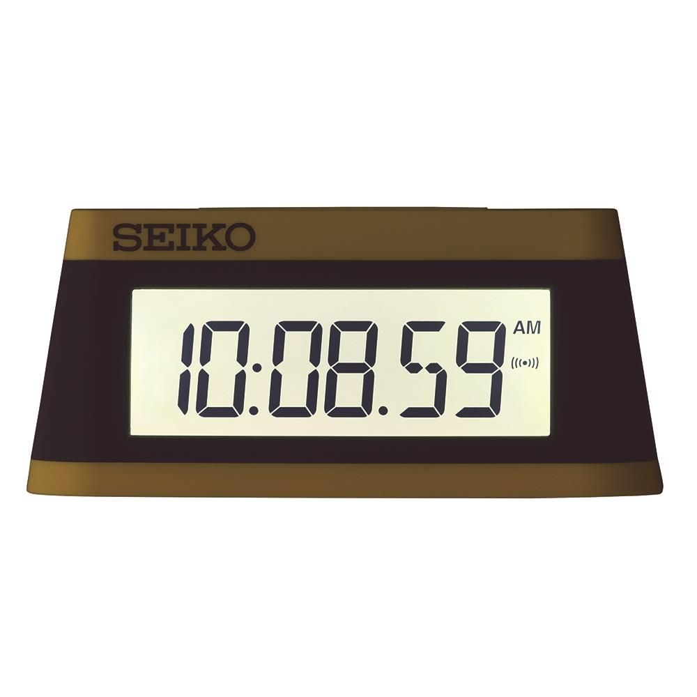 นาฬิกาดิจิทัล SEIKO CLOCKS QHL091Y 5.1X2.3 นิ้ว สีเหลือง/ดำ