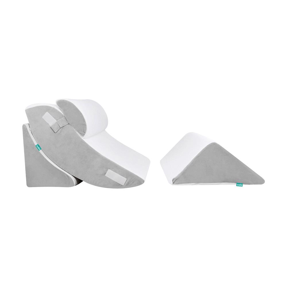 หมอนสุขภาพ เมมโมรี่โฟม BEWELL ADJUSTABLE WEDGE PILLOW 60x69x20 ซม. สีขาว
