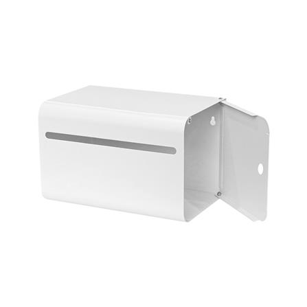 กล่องจัดเก็บถุงขยะ ACCO MANIA 15x15x23 ซม. สีขาว_3