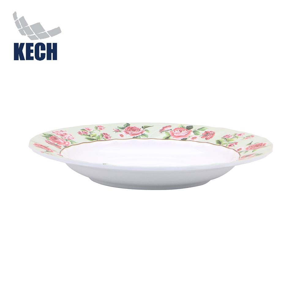 จานเมลามีนลึก 8 นิ้ว KECH PRINCESS ROSE