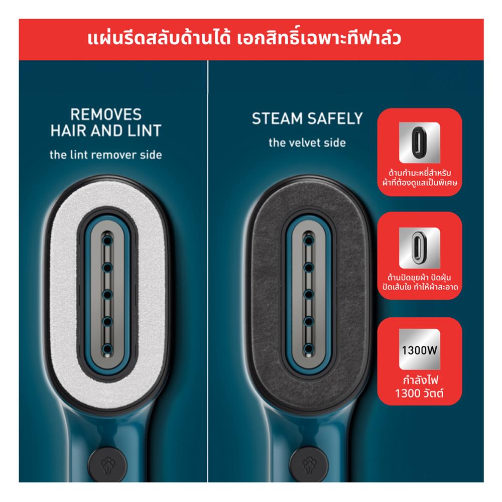 เตารีดไอน้ำพกพา TEFAL DT2020E1 สีน้ำเงิน