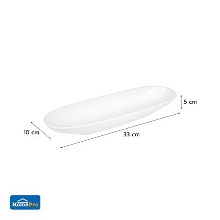 จานทรงรี PORCELAIN 13 นิ้ว SNOW PROF._6