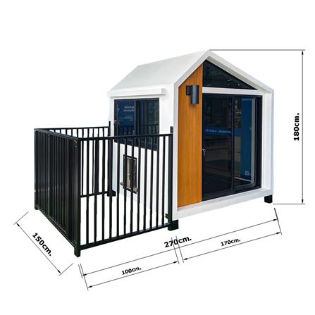 บ้านหมา บ้านแมว T.C. DOGHOUSE 11 NORDIC 150x270x180 ซม._4