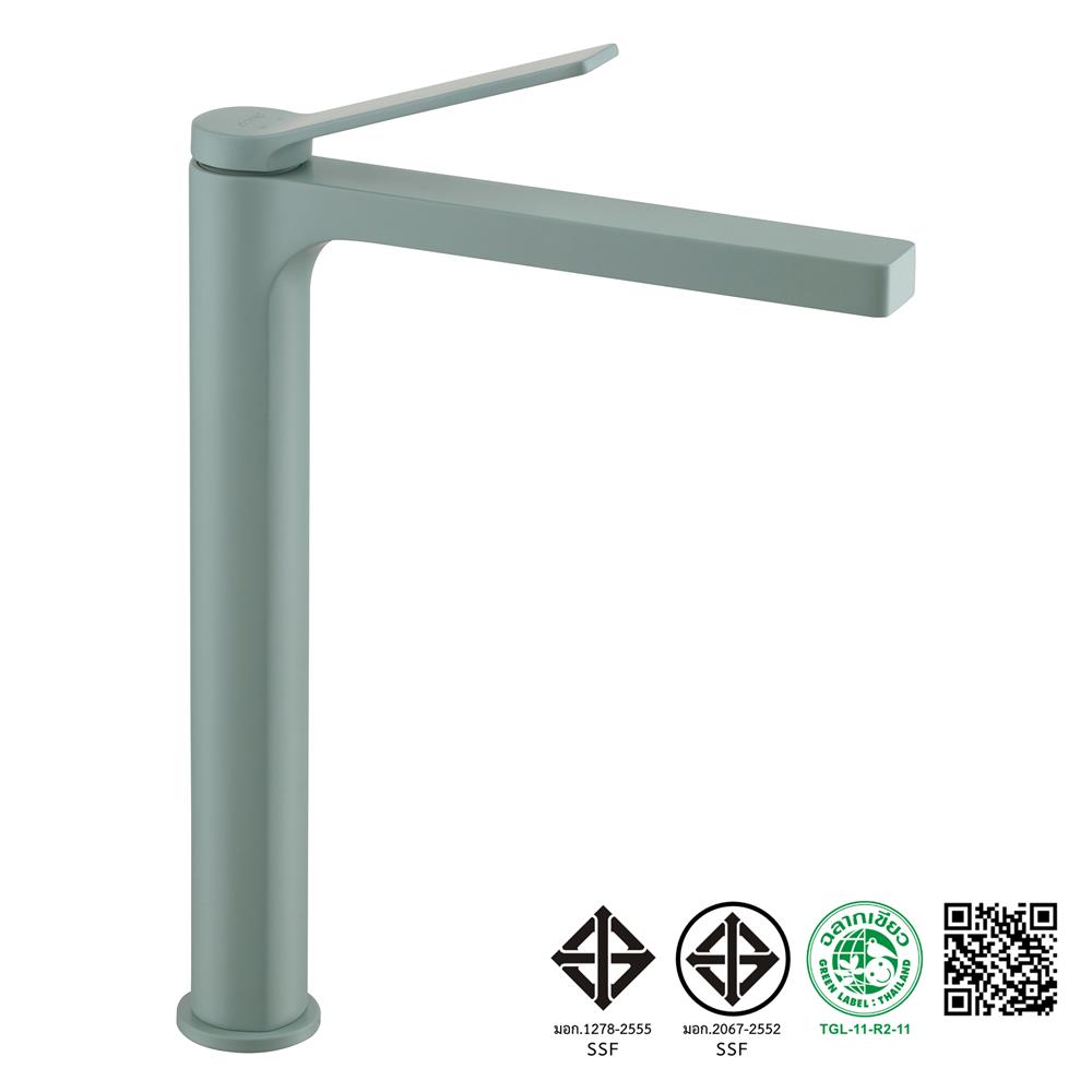 ก๊อกอ่างล้างหน้าผสม COTTO CT2382AY(LGN)