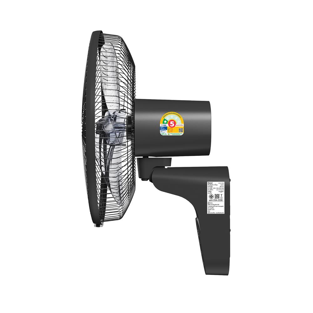พัดลมติดผนัง 16 นิ้ว HATARI W16R1 สีดำ