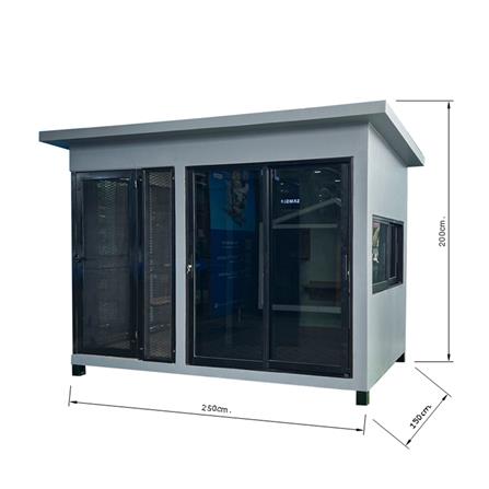 บ้านหมา บ้านแมว T.C. DOGHOUSE 18 CLASSIC 150x250x200 ซม._5