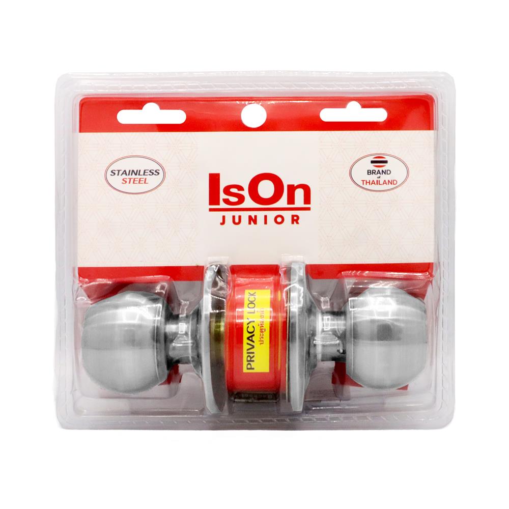 ลูกบิดห้องน้ำ หัวกลม ISON 8812 สีสเตนเลส