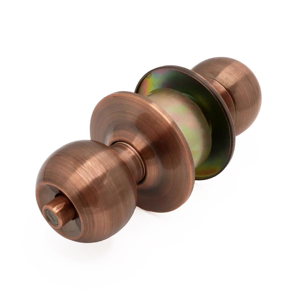 ลูกบิดทั่วไป หัวกลม ISON 8812 สีทองแดงรมดำ