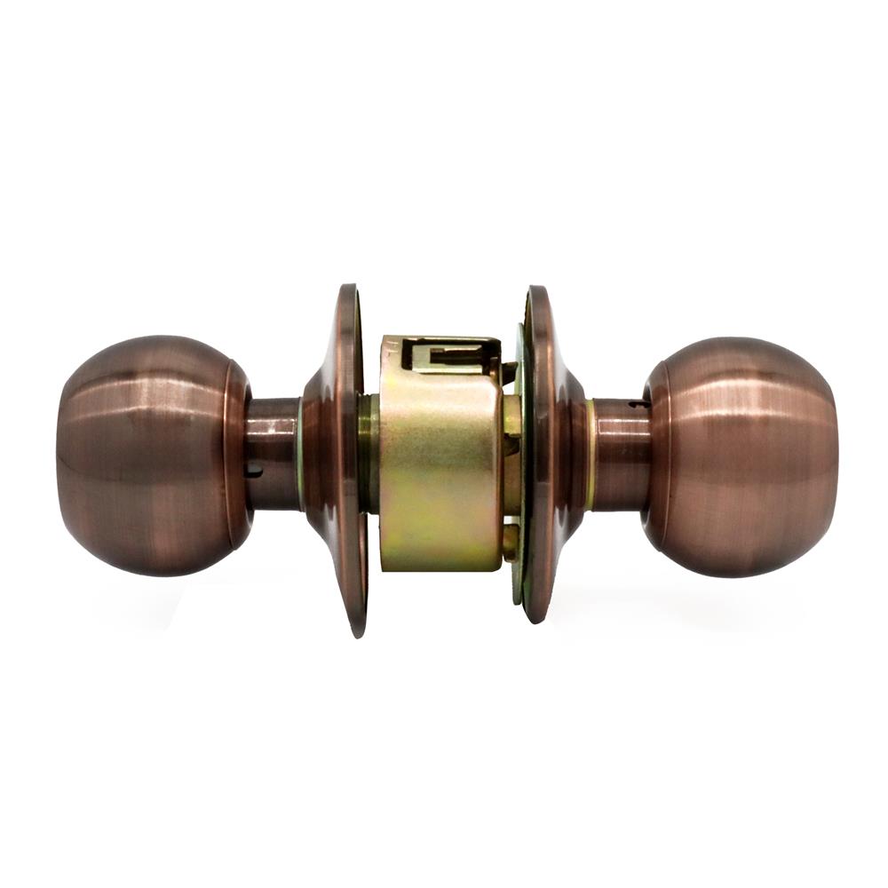 ลูกบิดทั่วไป หัวกลม ISON 8812 สีทองแดงรมดำ