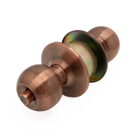 ลูกบิดทั่วไป หัวกลม ISON 8812 สีทองแดงรมดำ_1