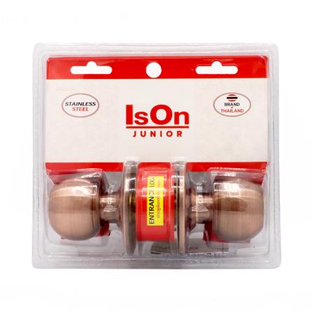 ลูกบิดทั่วไป หัวกลม ISON 8812 สีทองแดงรมดำ_3