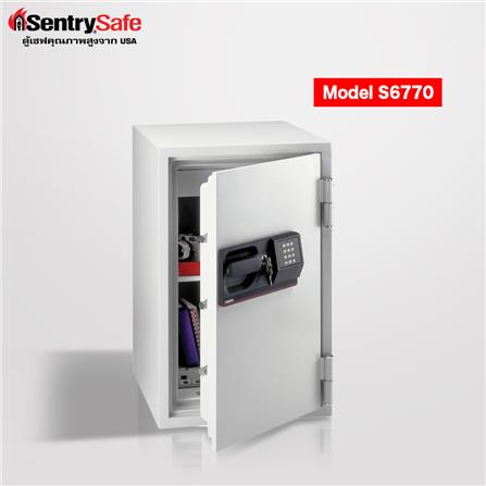ตู้นิรภัย ELECTRONIC SENTRYSAFE S6770 สีเทา_3