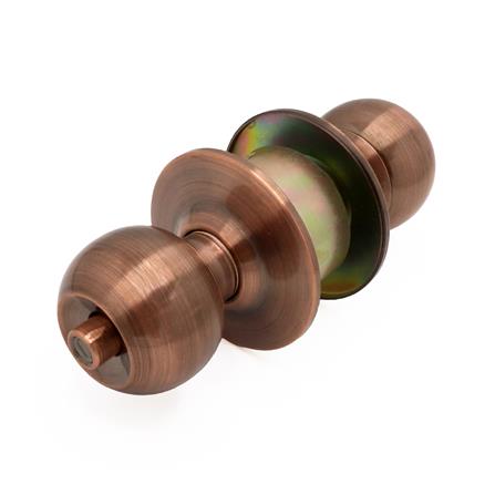 ลูกบิดห้องน้ำ หัวกลม ISON 8812 สีทองแดงรมดำ_1