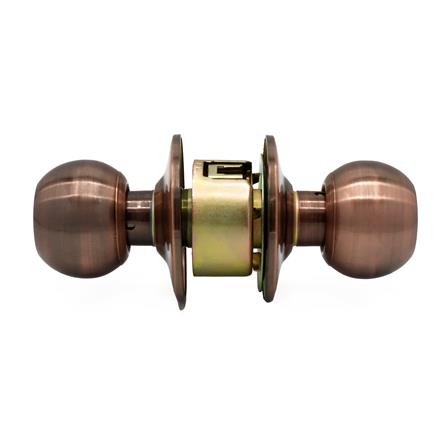 ลูกบิดห้องน้ำ หัวกลม ISON 8812 สีทองแดงรมดำ_2