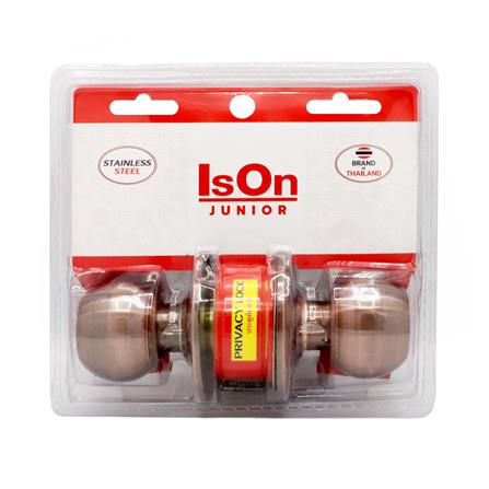 ลูกบิดห้องน้ำ หัวกลม ISON 8812 สีทองแดงรมดำ_4