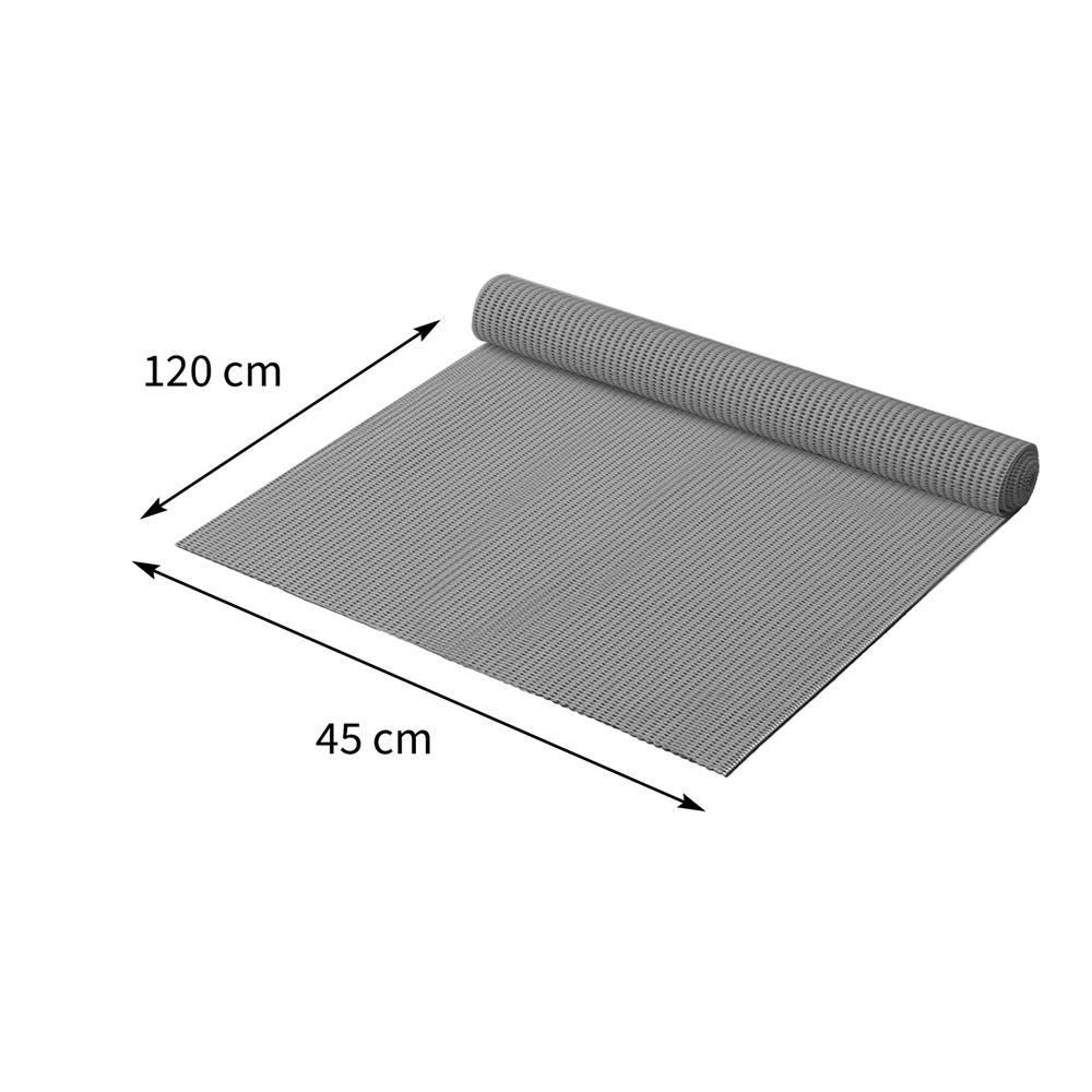 แผ่นอเนกประสงค์ PVC HOME LIVING STYLE STILL 45X120 ซม. สีเทา