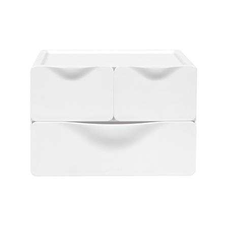 กล่องลิ้นชักเล็ก 3 ช่อง STACKO 20X14.3X9.5 ซม. สีขาว_1