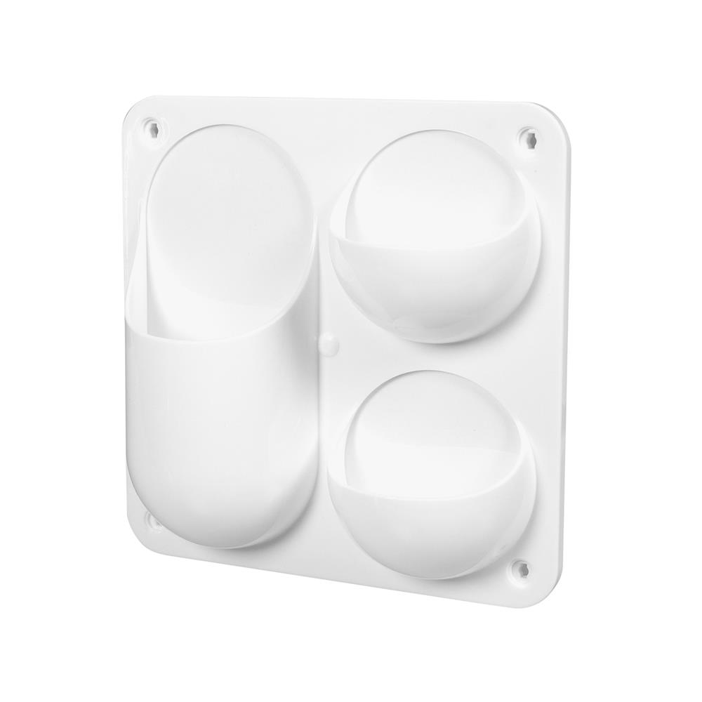 ที่ใส่ของแม่เหล็ก STACKO BUBBLE B 21X21X5.3 ซม. สีขาว