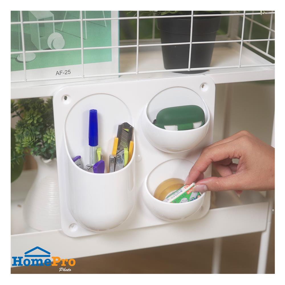 ที่ใส่ของแม่เหล็ก STACKO BUBBLE B 21X21X5.3 ซม. สีขาว