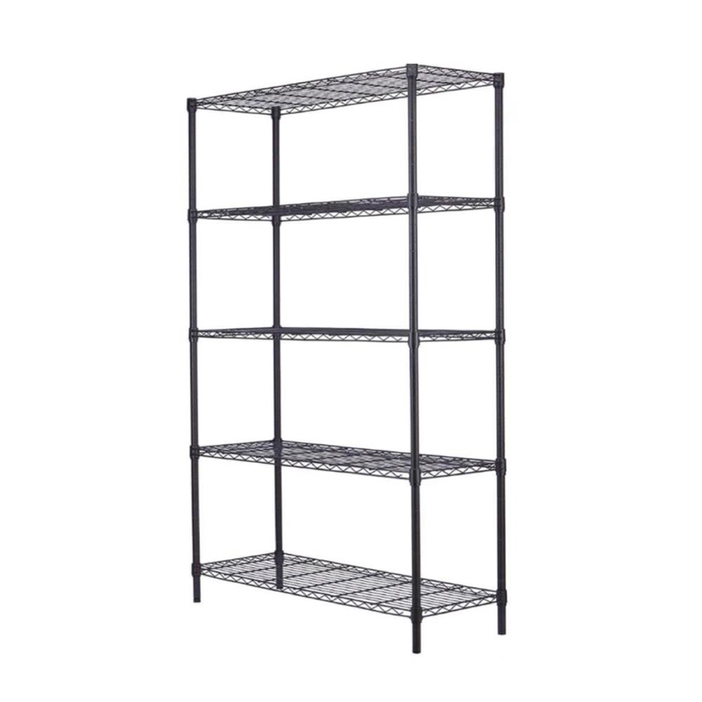 ชั้นวางของโล่ง 5 ชั้น PROSPEC E40120165OFK401-5T 120 ซม. สีดำ