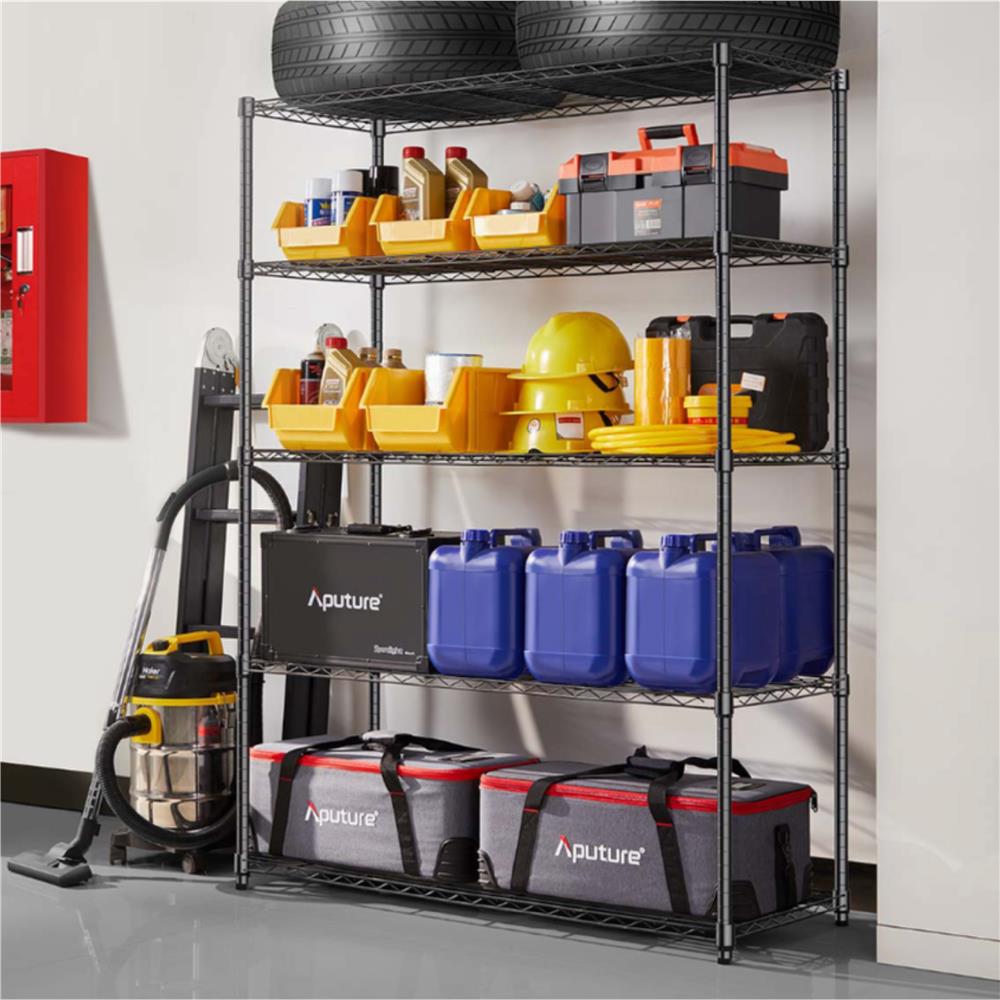 ชั้นวางของโล่ง 5 ชั้น PROSPEC E40120165OFK401-5T 120 ซม. สีดำ