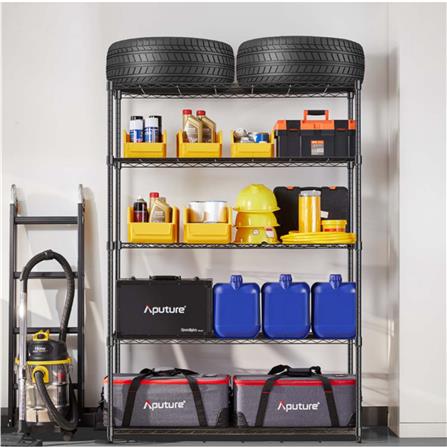 ชั้นวางของโล่ง 5 ชั้น PROSPEC E40120165OFK401-5T 120 ซม. สีดำ_5