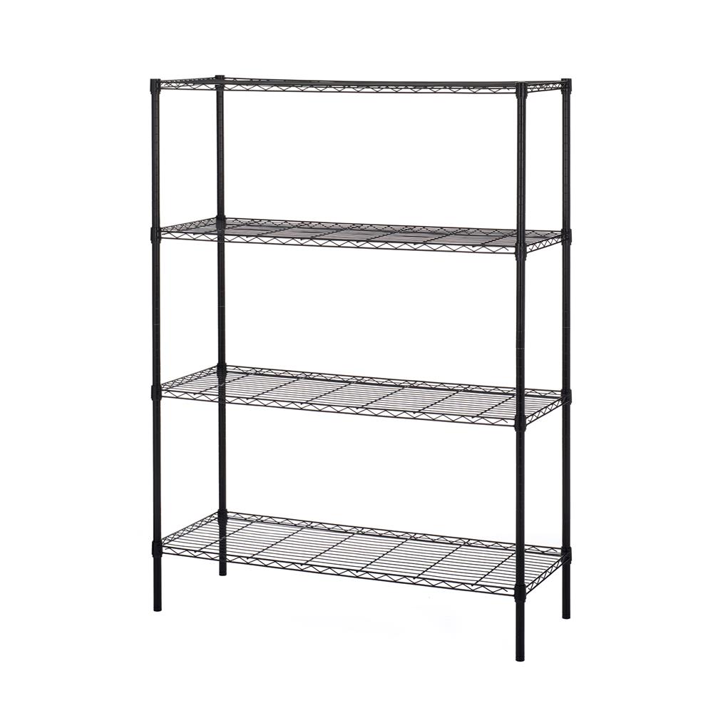 ชั้นวางของโล่ง 4 ชั้น PROSPEC E40120165OFK401 120 ซม. สีดำ