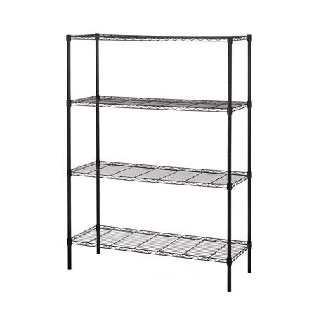 ชั้นวางของโล่ง 4 ชั้น PROSPEC E40120165OFK401 120 ซม. สีดำ_0