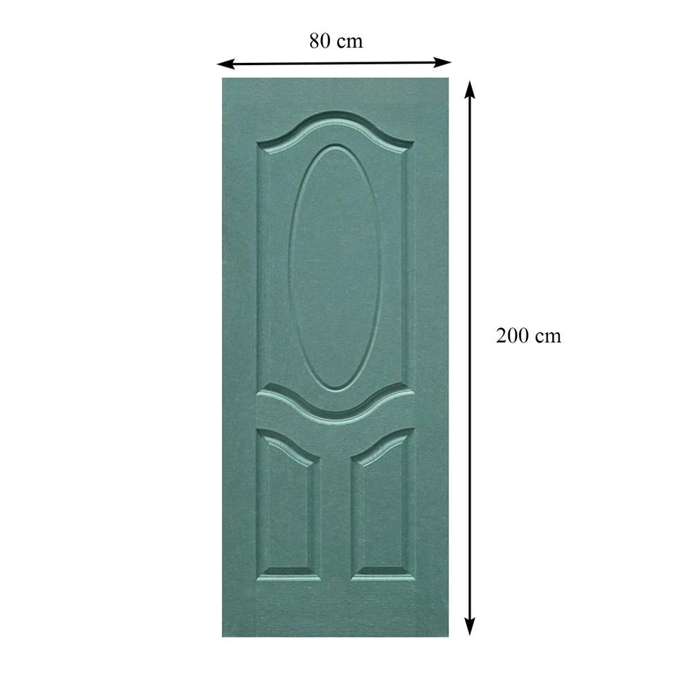 ประตูภายใน HMR AZLE 3MV1 ลูกฟัก 80X200 ซม. สีเขียว ไม่เจาะลูกบิด