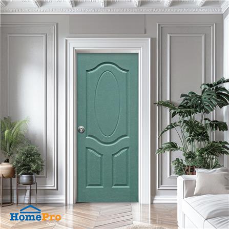 ประตูภายใน HMR AZLE 3MV1 ลูกฟัก 80X200 ซม. สีเขียว ไม่เจาะลูกบิด_2