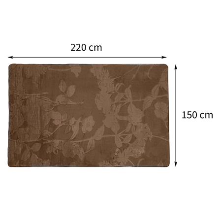 พรม HOME LIVING STYLE FLOWER 150X220 ซม. สีน้ำตาล_8