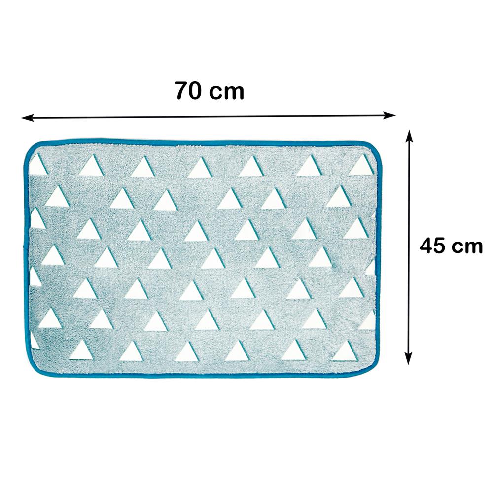 พรม HOME LIVING STYLE TRIANGLE 45X70 ซม. สีฟ้า