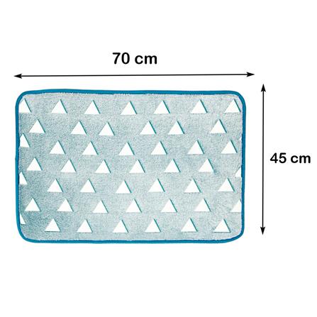 พรม HOME LIVING STYLE TRIANGLE 45X70 ซม. สีฟ้า_6