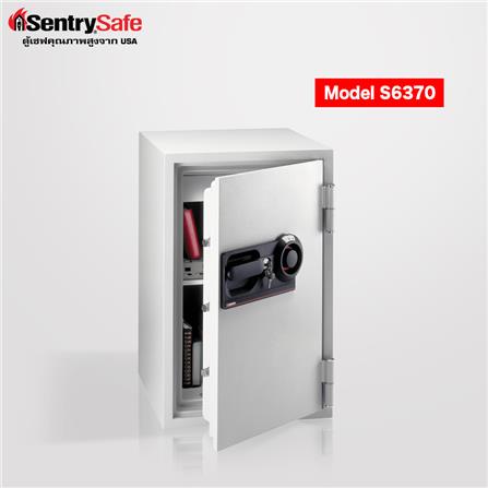 ตู้นิรภัยมือหมุน SENTRYSAFE S6370 สีเทา_2