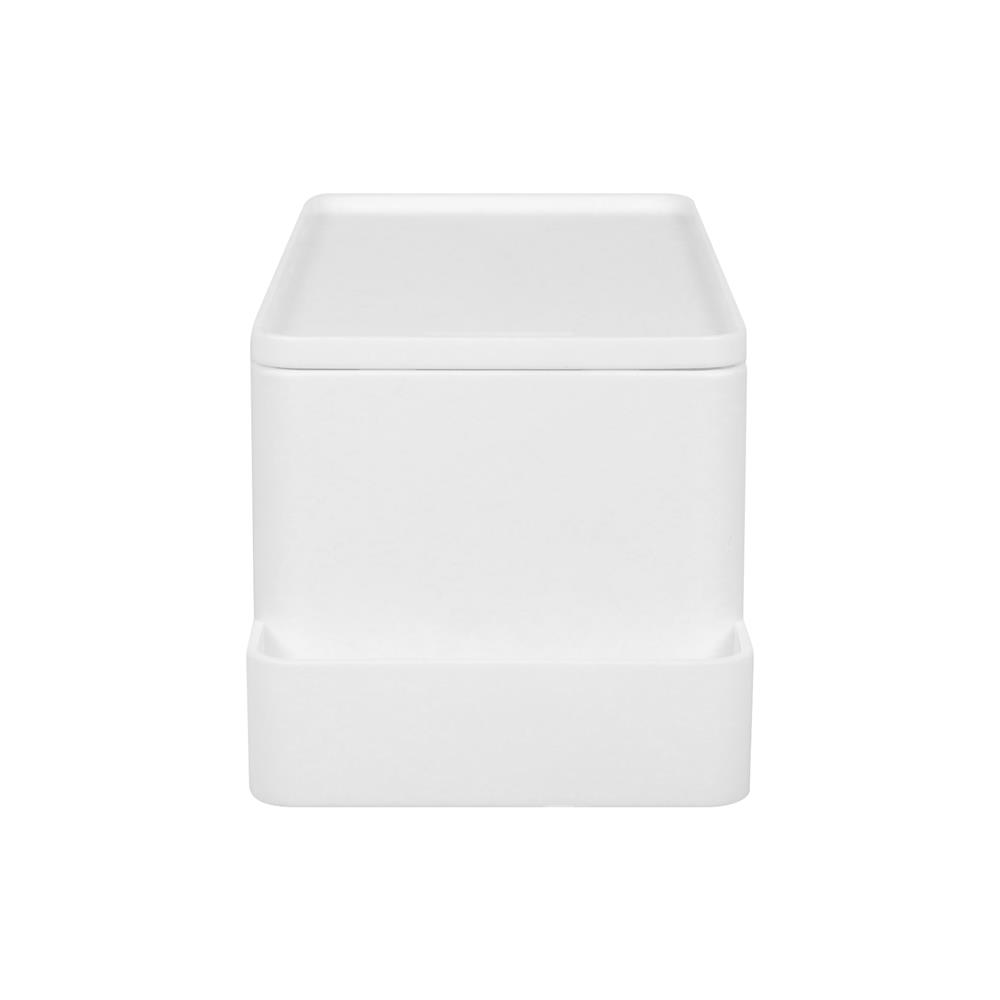 กล่องลิ้นชัก 1 ช่อง STACKO CONNECT 22.5X9X8.5 ซม. สีขาว