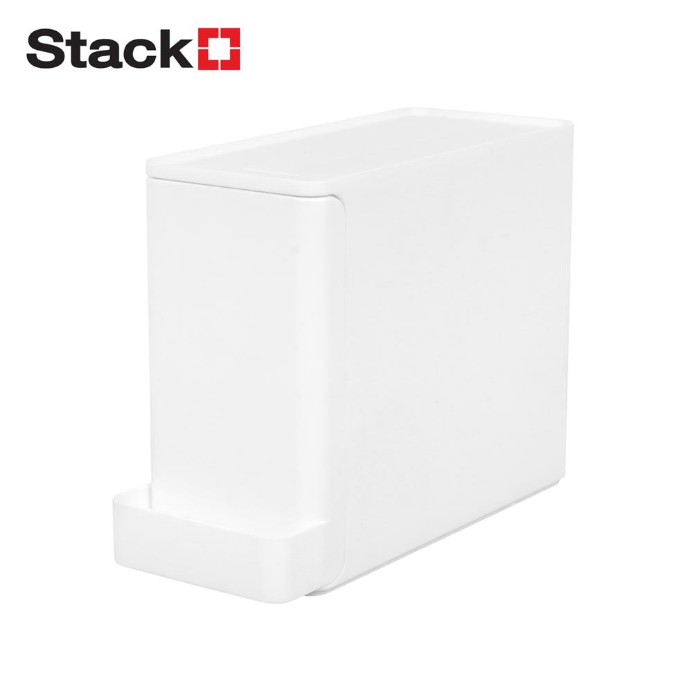 กล่องลิ้นชัก 1 ช่อง STACKO CONNECT 22.5X9X16.7 ซม. สีขาว_0