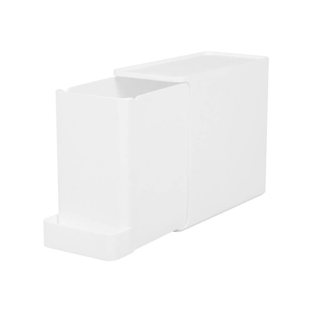 กล่องลิ้นชัก 1 ช่อง STACKO CONNECT 22.5X9X16.7 ซม. สีขาว