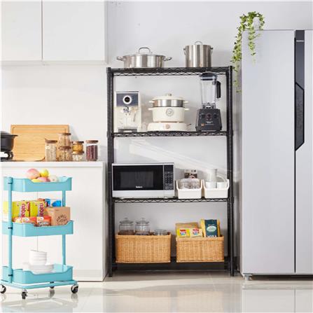 ชั้นวางของโล่ง 4 ชั้น PROSPEC E4090165OFK401 90 ซม. สีดำ_8