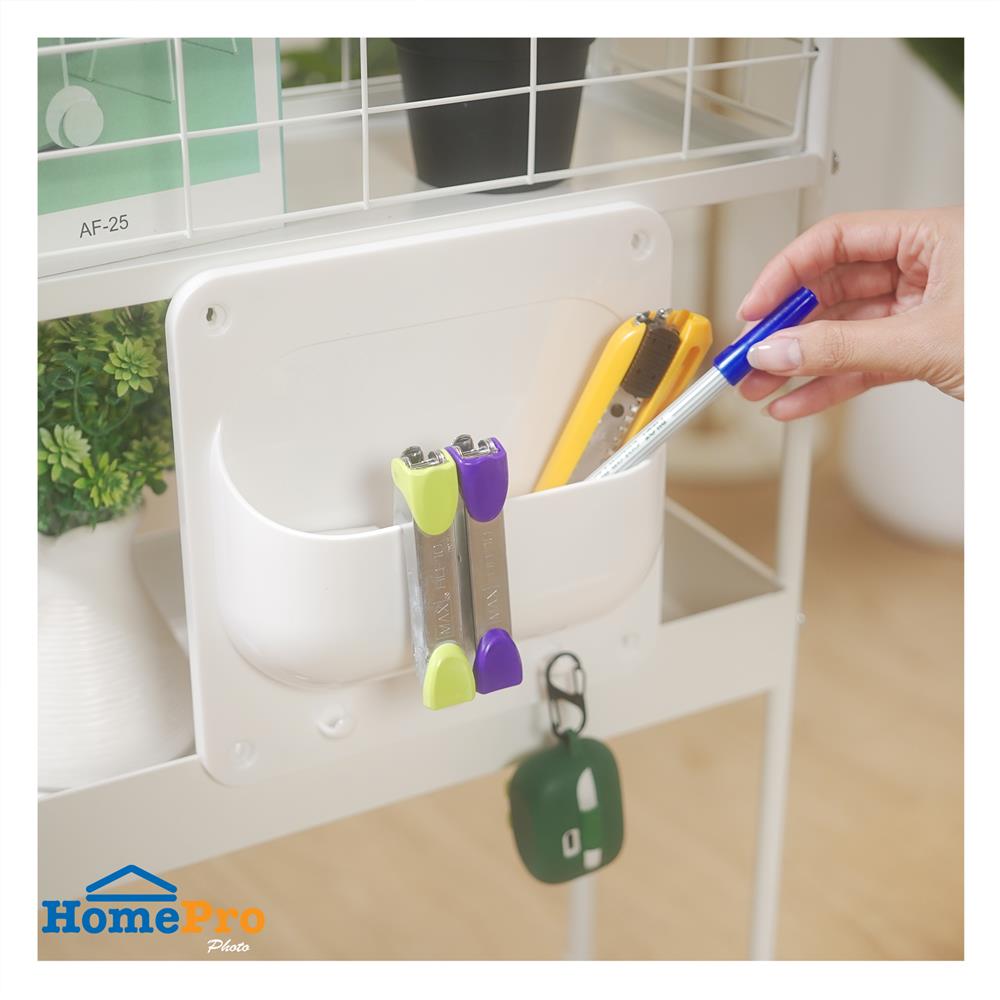 ที่ใส่ของแม่เหล็ก STACKO BUBBLE C 21X21X5.3 ซม. สีขาว