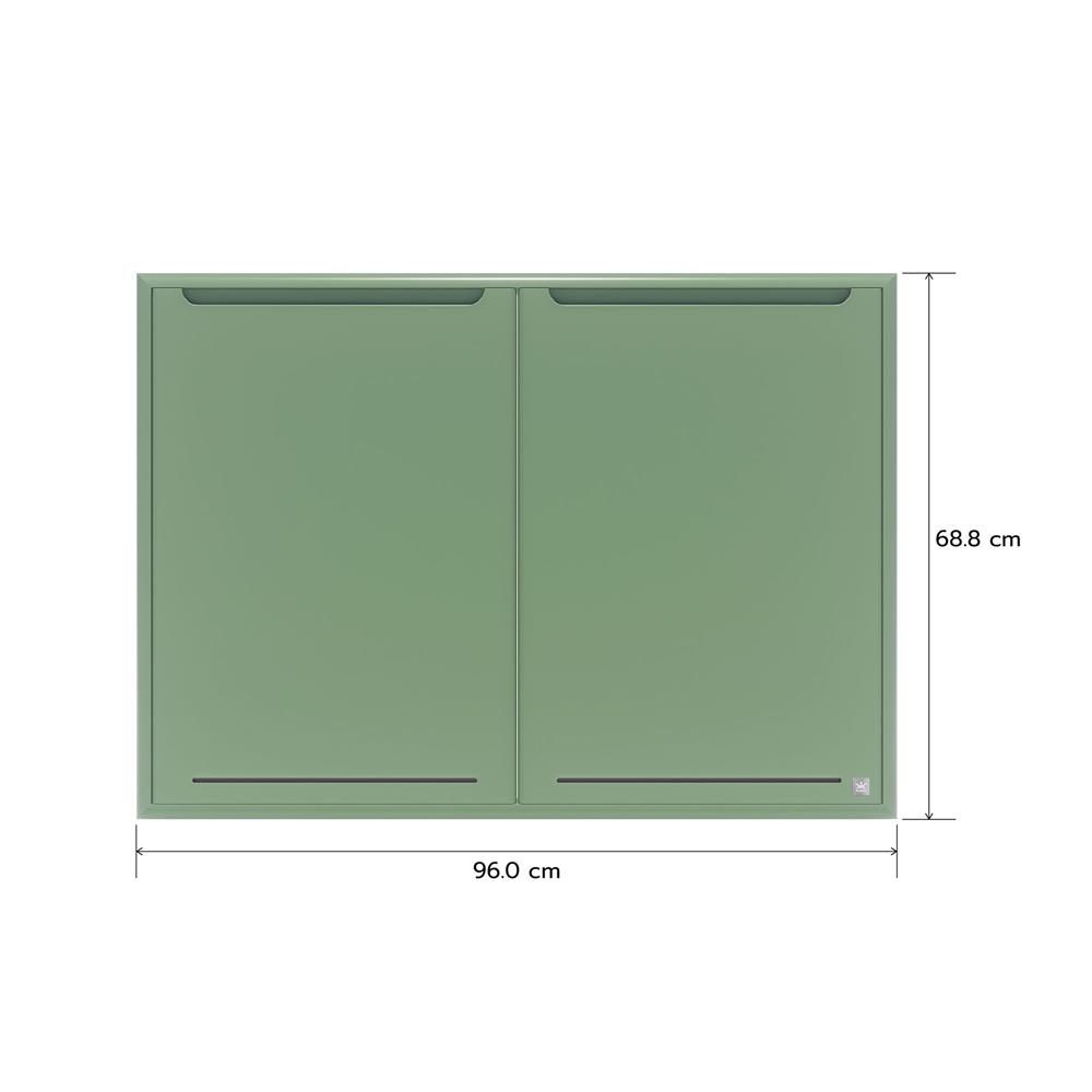 บานซิงค์คู่ KING PLAT-CURVE AIR 96x68.8 ซม. สีเขียวพิสตาชิโอ