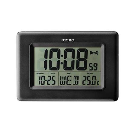 นาฬิกาดิจิทัล SEIKO CLOCKS QHL058K 7X10 นิ้ว สีดำ