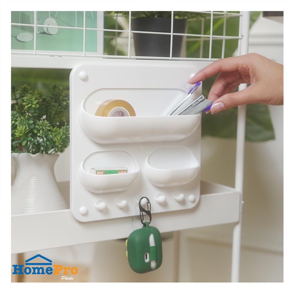 ที่ใส่ของแม่เหล็ก STACKO BUBBLE D 21X21X5.3 ซม. สีขาว